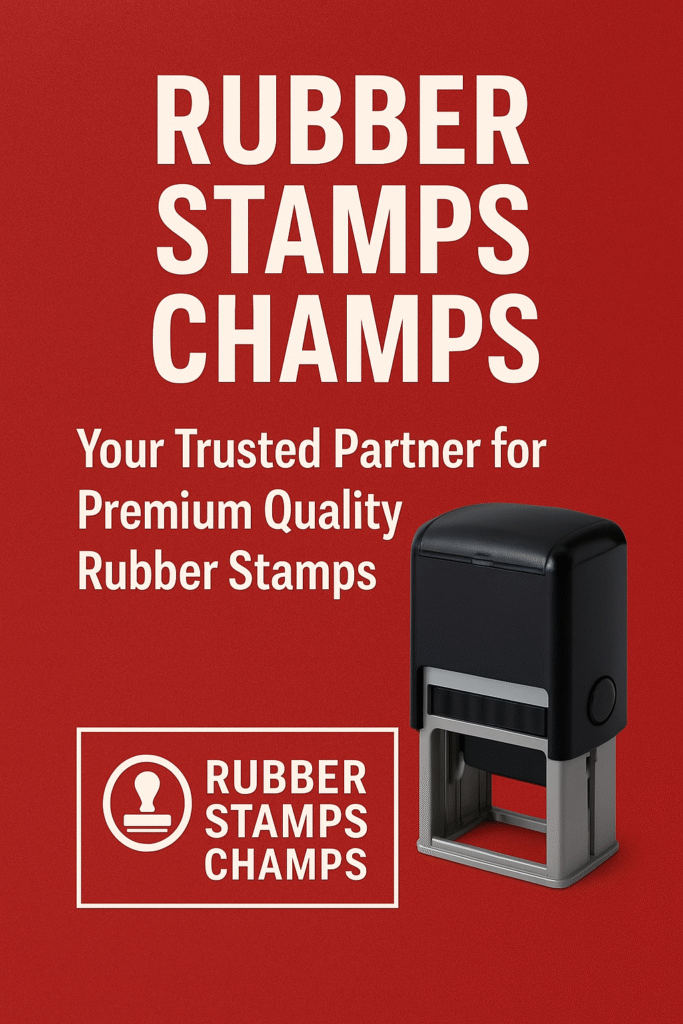 Rubber Stamps Champs – Your Trusted Partner for Premium Quality Rubber Stamps
