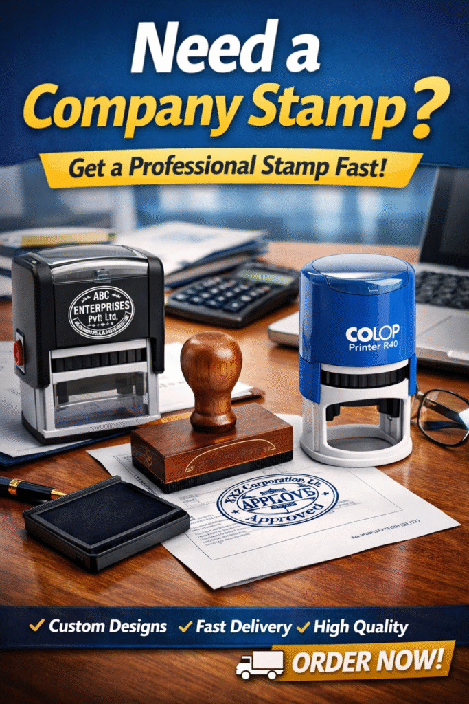 Need a Company Stamp