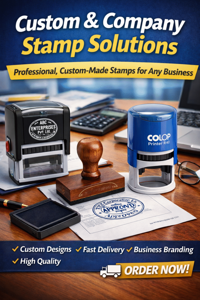 Need a Company Stamp
