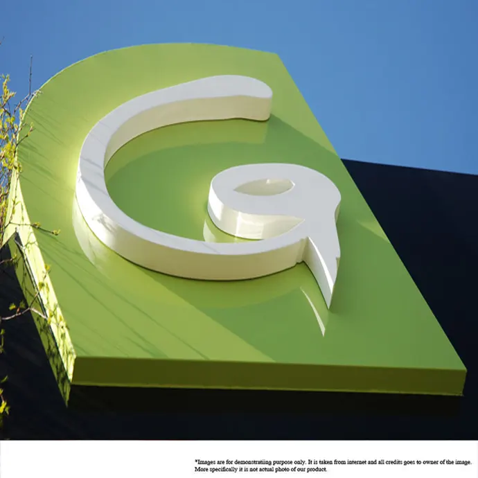 3D Powder Coated Signage