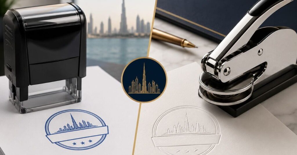 Self-Inking vs Embossing Seal UAE: Which One is Best for Your Business? 